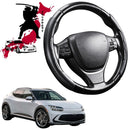 Black Samurai Segmented Steering Wheel Cover for Genesis GV60 2022 - Current-1