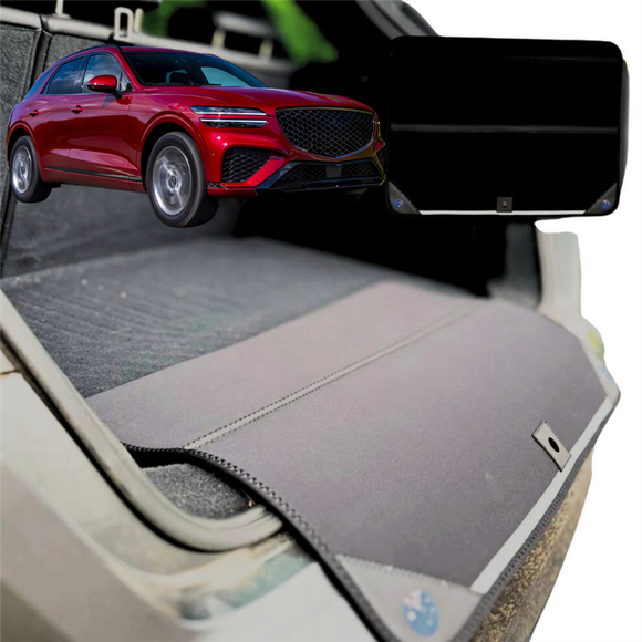 Rear Cargo Boot Bumper Protector for Genesis GV70 2022 - Current IK - XL (98 x 55) - Black