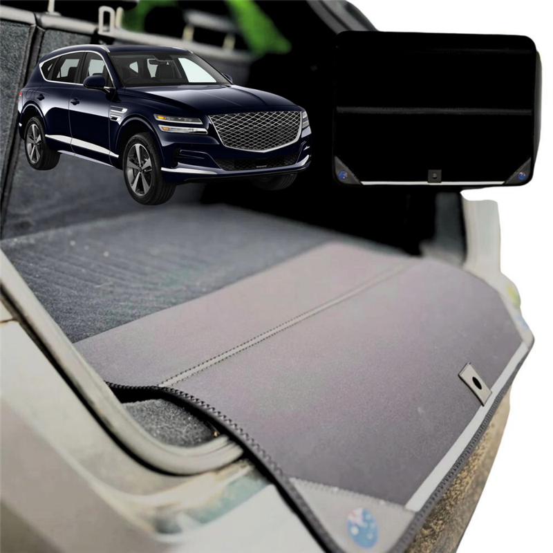 Rear Cargo Boot Bumper Protector for Genesis GV80 2021 - Current - XL (98 x 55) - Black