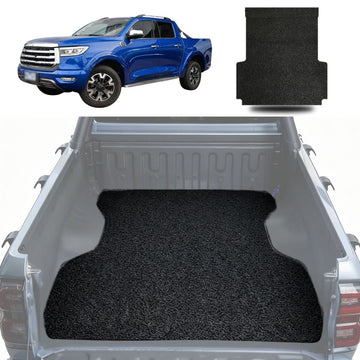 Honeycomb UTE Tub Mat Tray Liner for GWM Haval Great Wall Cannon Ute 2019 - Current NPW (With Spray On Liner or No Liner) - Black & Grey