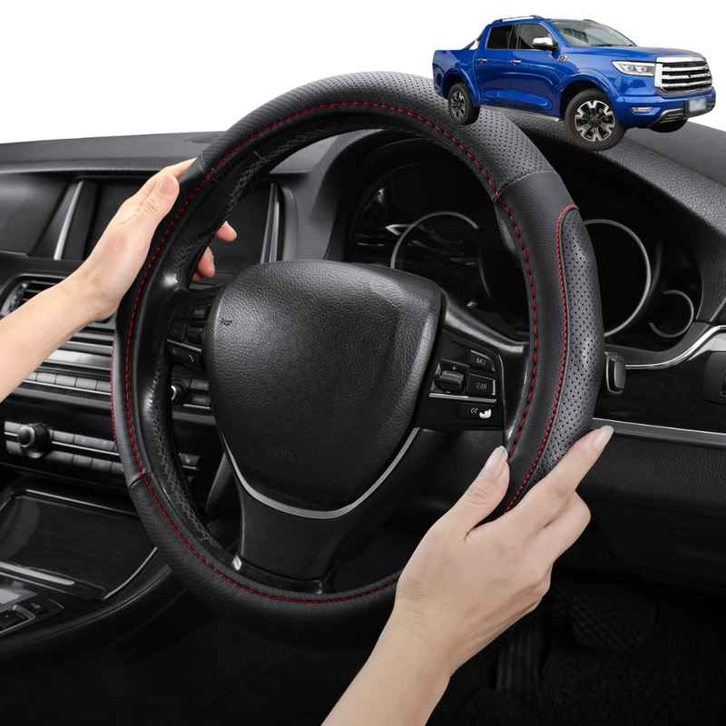 Steering Wheel Cover Pro Extra Layer for GWM Haval Great Wall Cannon Ute 2019 - Current NPW - Breathable & Anti-Slip