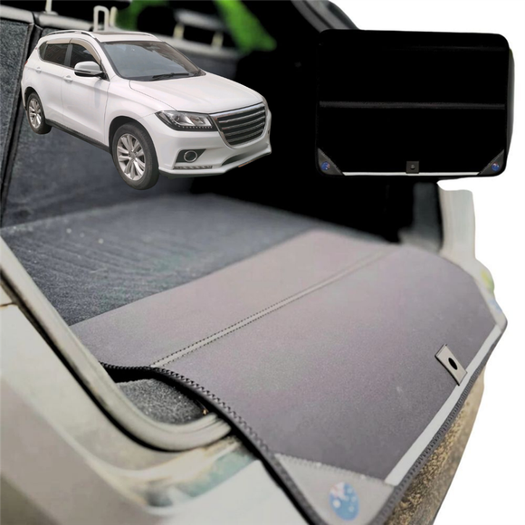 Rear Cargo Boot Bumper Protector for GWM Haval H2 2014 - 2021 - XL (98 x 55) - Black