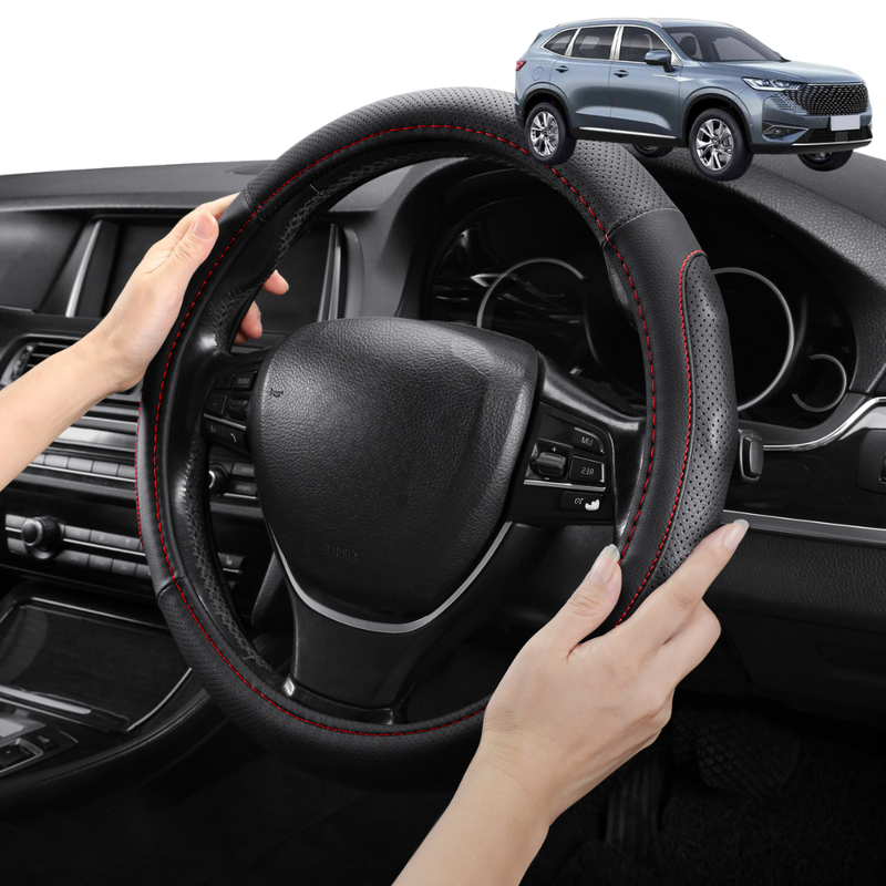 Steering Wheel Cover Pro Extra Layer for GWM Haval H6 2017 - 2020 - Breathable & Anti-Slip