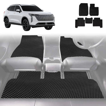 6D Diamond Car Floor Mats for GWM Haval H6 2020 - Current (SUV) - Custom-Fit Carpet Liner