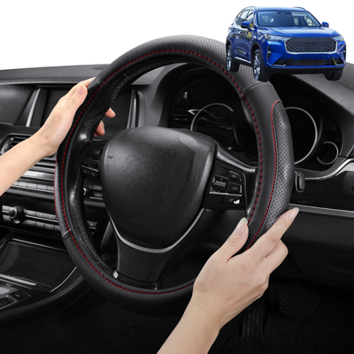 Steering Wheel Cover Pro Extra Layer for GWM Haval H6 2020 - Current (SUV) - Breathable & Anti-Slip - Circle 38 cm