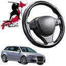 Black Samurai Segmented Steering Wheel Cover for Audi A4 S4 RS4 2001 - 2008 (B7, B6)-1