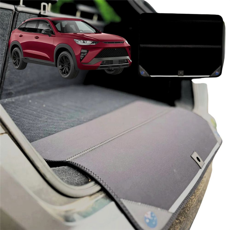 Rear Cargo Boot Bumper Protector for GWM Haval H6GT 2021 - Current (Coupe) - Standard (72 x 55) - Black