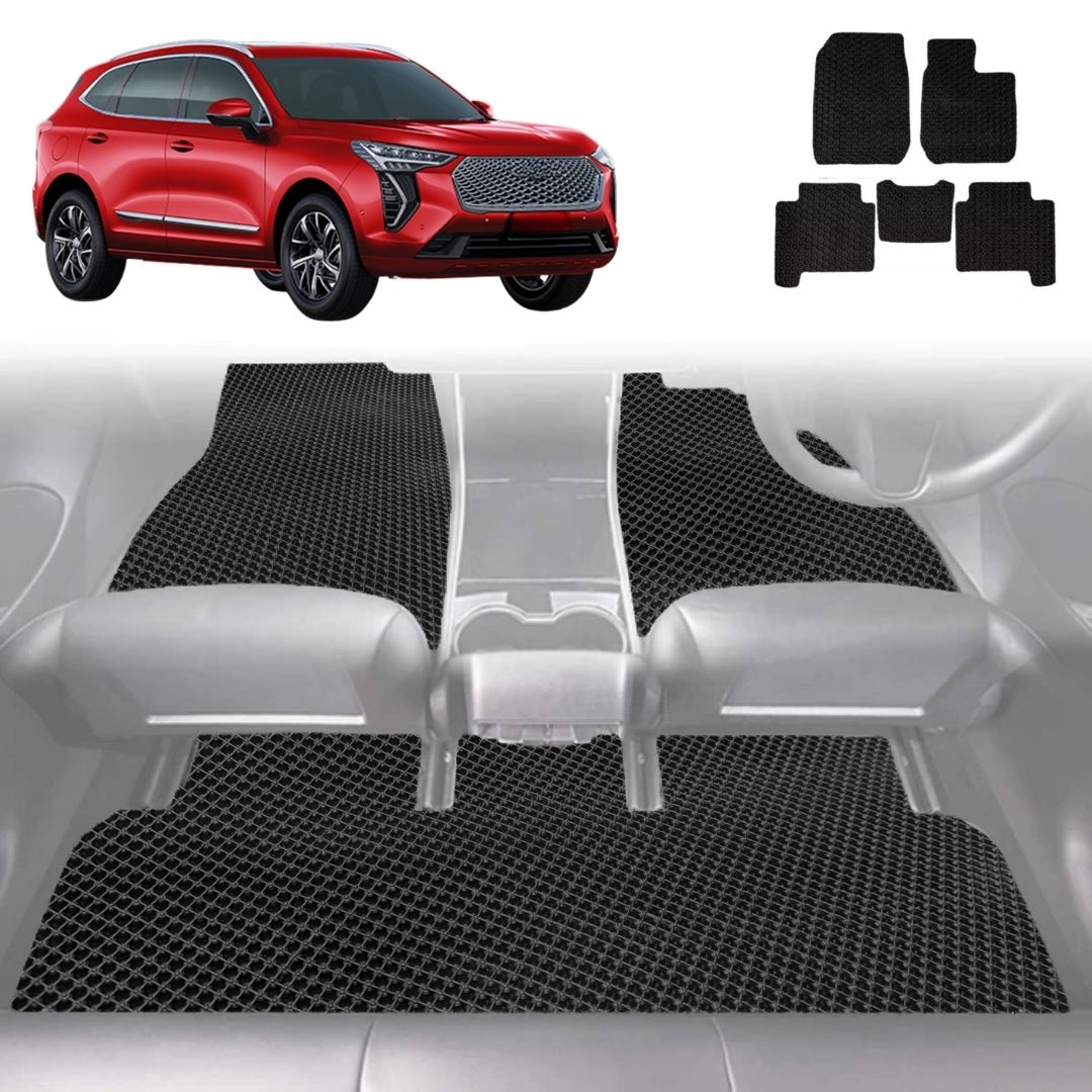 6D Diamond Car Floor Mats for GWM Haval Jolion 2020 - Current A01 - Custom-Fit Carpet Liner