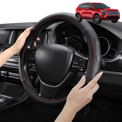 Steering Wheel Cover Pro Extra Layer for GWM Haval Jolion 2020 - Current A01 - Breathable & Anti-Slip - Circle 38 cm