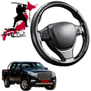 Black Samurai Segmented Steering Wheel Cover for GWM Haval Steed Dual Cab 2017 - 2022 (Wingle 6)-1