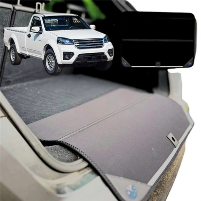 Rear Cargo Boot Bumper Protector for GWM Haval Steed Single Cab 2017 - 2022 (Wingle 6) - Standard (72 x 55) - Black