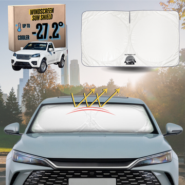 Front Windscreen Sun Shade for GWM Haval Steed Single Cab 2017 - 2022 (Wingle 6) - Standard 150 x 85 cm