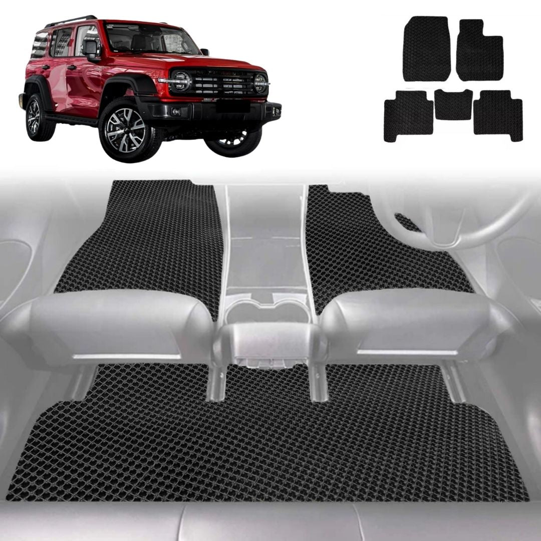 6D Diamond Car Floor Mats for GWM Haval Tank 300 2023 - Current (P01) - Custom-Fit Carpet Liner