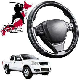 Black Samurai Segmented Steering Wheel Cover for GWM Haval V240 Dual Cab 2011 - 2016 (Wingle 5)