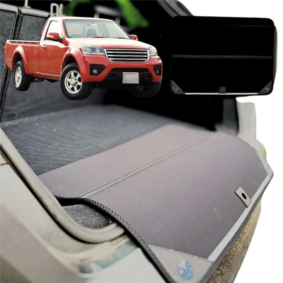 Rear Cargo Boot Bumper Protector for GWM Haval V240 Single Cab 2010 - 2016 (Wingle 5) - Standard (72 x 55) - Black