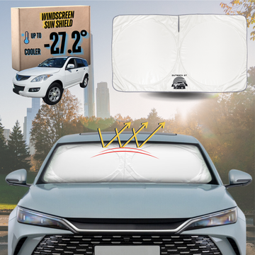 Front Windscreen Sun Shade for GWM Haval X200 2010 - 2020 (X200 X240 H5) - Standard 150 x 85 cm