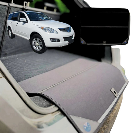 Rear Cargo Boot Bumper Protector for GWM Haval X200 2010 - 2020 (X200 X240 H5) - XL (98 x 55) - Black