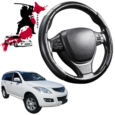 Black Samurai Segmented Steering Wheel Cover for GWM Haval X200 2010 - 2020 (X200 X240 H5)