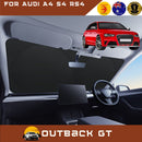 Front Windscreen Sun Shade for Audi A4 S4 RS4 2008 - 2015 (B8) - Standard 150 x 85 cm - Black-1