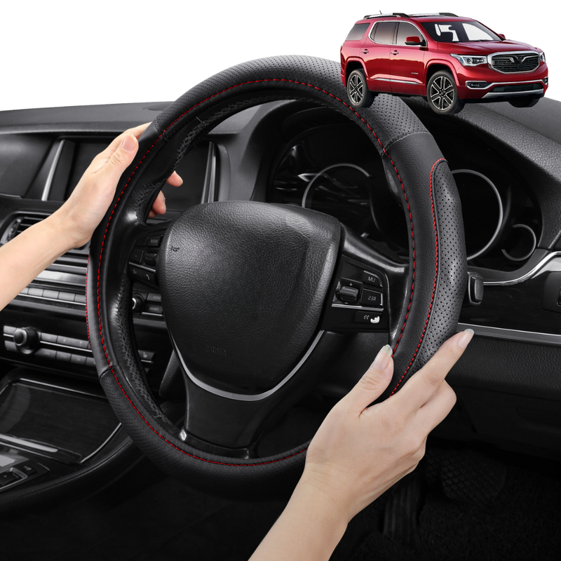 Steering Wheel Cover Pro Extra Layer for Holden Acadia 2018-2021 AC - Breathable & Anti-Slip - Circle 38 cm