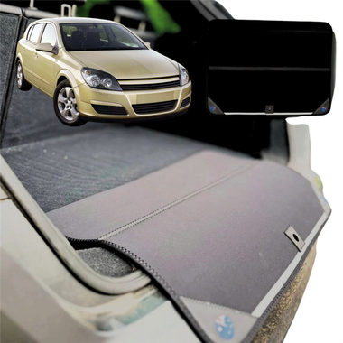Rear Cargo Boot Bumper Protector for Holden Astra 2004 - 2009 (AH) - Standard (72 x 55) - Black