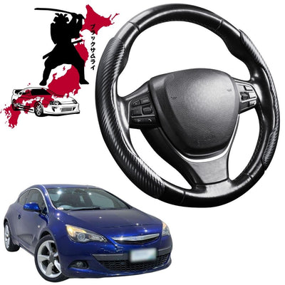Black Samurai Segmented Steering Wheel Cover for Holden Astra 2009 - 2016 (PJ)