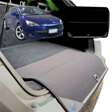 Rear Cargo Boot Bumper Protector for Holden Astra 2009 - 2016 (PJ) - Standard (72 x 55) - Black