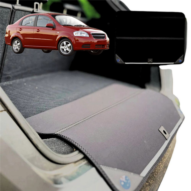 Rear Cargo Boot Bumper Protector for Holden Barina 2005 - 2011 (TK) - Standard (72 x 55) - Black