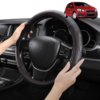 Steering Wheel Cover Pro Extra Layer for Holden Barina 2011-2018 (TM) - Breathable & Anti-Slip - Circle 38 cm