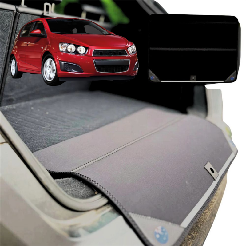 Rear Cargo Boot Bumper Protector for Holden Barina 2011 - 2018 (TM) - Standard (72 x 55) - Black