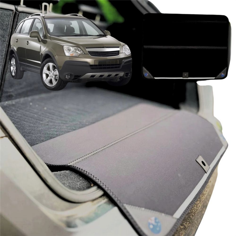 Rear Cargo Boot Bumper Protector for Holden Captiva 5 2006 - 2015 CG, CG II - XL (98 x 55) - Black