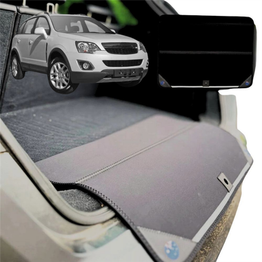 Rear Cargo Boot Bumper Protector for Holden Captiva 5 2015 - 2018 CG II - XL (98 x 55) - Black