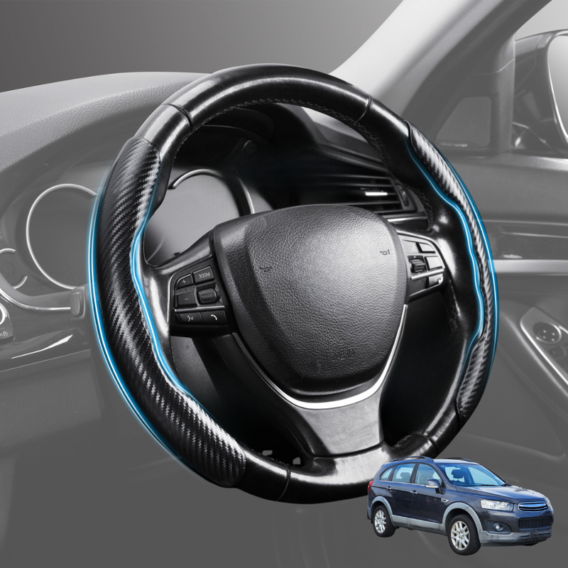 Segmented Steering Wheel Cover for Holden Captiva 7 2009 - 2015 CG, CG II - Universal Size