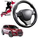 Black Samurai Segmented Steering Wheel Cover for Holden Captiva 7 2016 - 2018 CG II-1