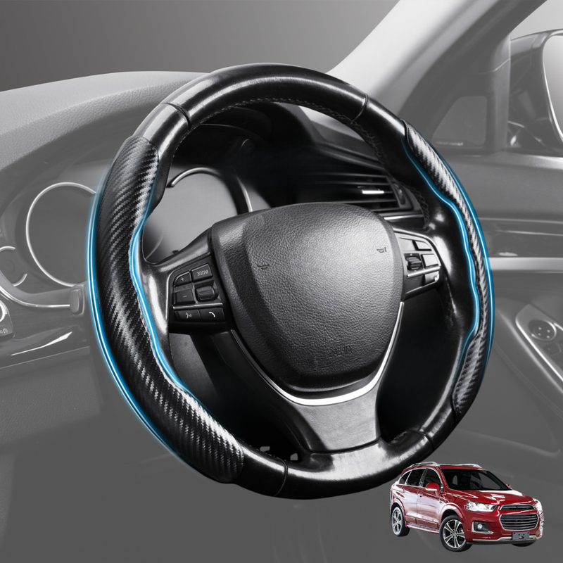Segmented Steering Wheel Cover for Holden Captiva 7 2016 - 2018 CG II - Universal Size