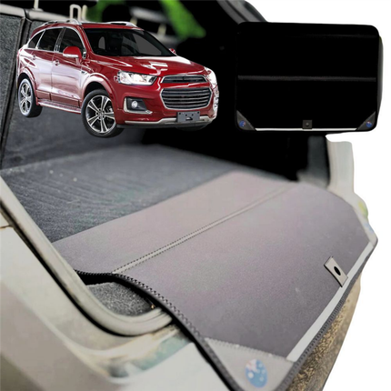 Rear Cargo Boot Bumper Protector for Holden Captiva 7 2016 - 2018 CG II - XL (98 x 55) - Black
