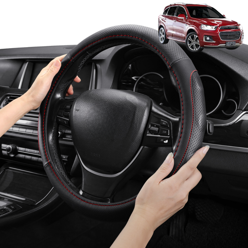 Steering Wheel Cover Pro Extra Layer for Holden Captiva 7 2016-2018 CG II - Breathable & Anti-Slip - Circle 38 cm