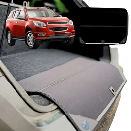Rear Cargo Boot Bumper Protector for Holden Colorado 7 2012 - 2020 RG - XL (98 x 55) - Black