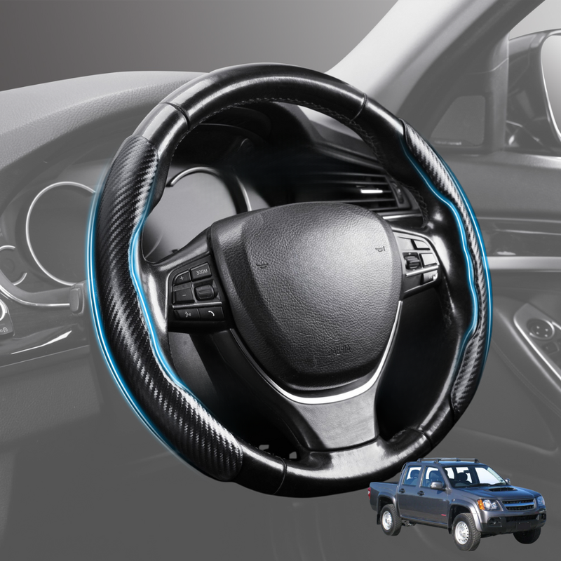 Segmented Steering Wheel Cover for Holden Colorado Ute 2008 - 2012 - Universal Size