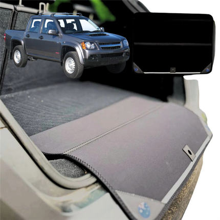 Rear Cargo Boot Bumper Protector for Holden Colorado Ute 2008 - 2012 - Standard (72 x 55) - Black