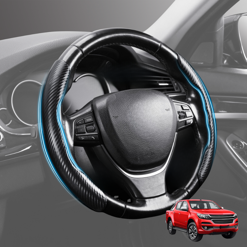 Segmented Steering Wheel Cover for Holden Colorado Ute Dual Cab 2012 - 2020 VE, VF - Universal Size