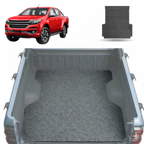 Honeycomb UTE Tub Mat Tray Liner for Holden Colorado Ute Dual Cab VE, VF 2012-2020 - Black & Grey