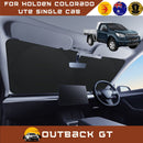 Front Windscreen Sun Shade for Holden Colorado Ute Single Cab 2012 - 2016 RG, VF - Standard 150 x 85 cm - Black-1