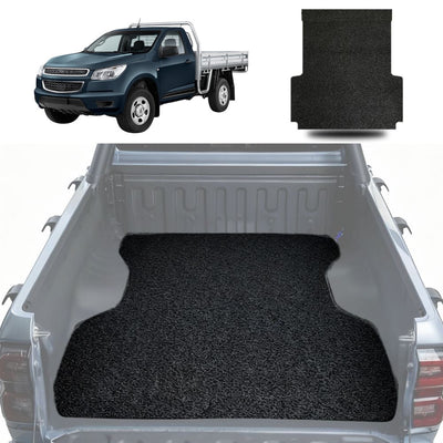Honeycomb UTE Tub Mat Tray Liner for Holden Colorado Ute Single Cab 2012 - 2016 RG, VF - Black & Grey