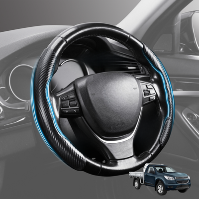Segmented Steering Wheel Cover for Holden Colorado Ute Single Cab 2012 - 2016 RG, VF - Universal Size