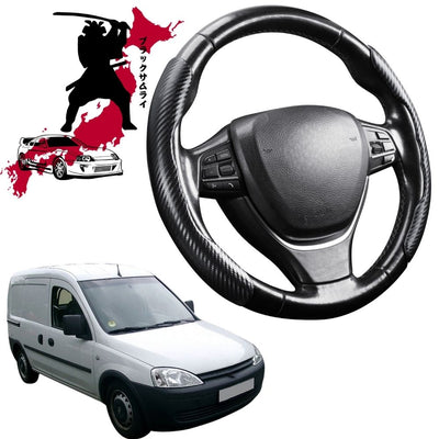 Black Samurai Segmented Steering Wheel Cover for Holden Combo 2002 - 2013 (XC)