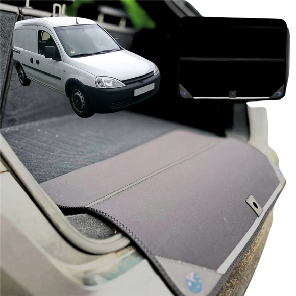 Rear Cargo Boot Bumper Protector for Holden Combo 2002 - 2013 (XC) - XL (98 x 55) - Black