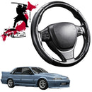 Black Samurai Segmented Steering Wheel Cover for Holden Commodore 1978 - 1988 (VB VC VH VK VL)-1