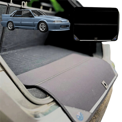 Rear Cargo Boot Bumper Protector for Holden Commodore 1978 - 1988 (VB VC VH VK VL) - Standard (72 x 55) - Black