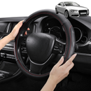 Steering Wheel Cover Pro Extra Layer for Audi A5 S5 RS5 2007-2016 F5 - Breathable & Anti-Slip - D-Shape 38 cm-1